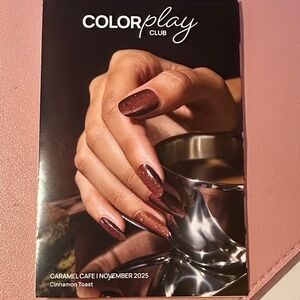 Colorplay Club Caramel Cafe November 2025 Nail Wraps